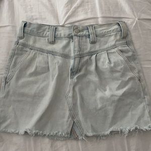 Free people jean skirt!